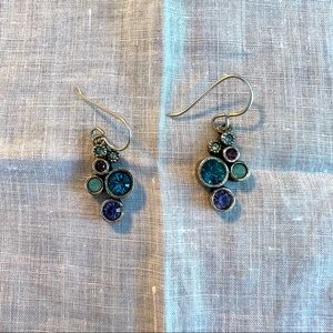 Patricia Locke Pendant Multi Color/Silver Earrings